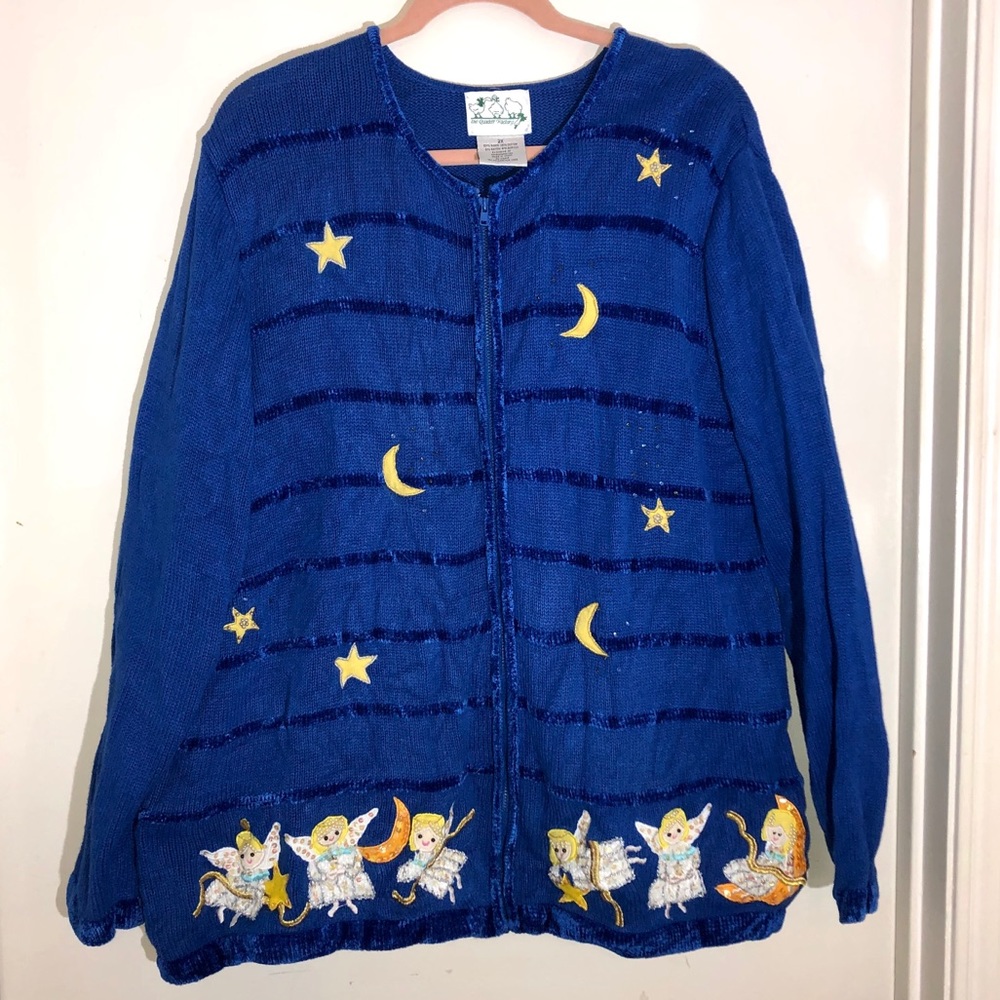 👼 Angel Zip-up Sweater